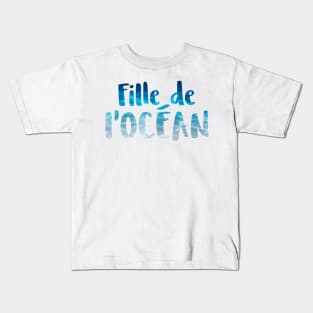 Fille de l'océan Kids T-Shirt